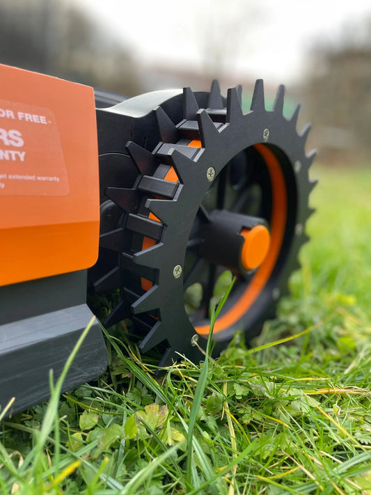 Worx Landroid L Doppelrad Performance Kit Komplettrad MIBROBO Blackline Spikes