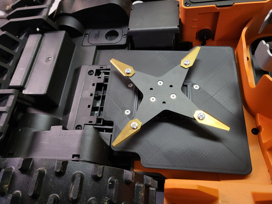 Worx Landroid Vision L kompatibles 230 mm Messer Upgrade / Max Performance Kit – MIBROBO 4Cut Blackline