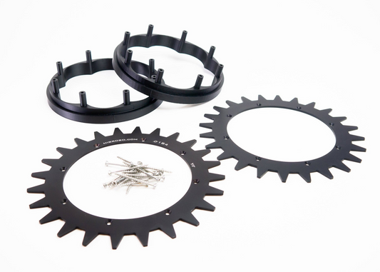 Yardforce SA / SC / SE 500 / 600 / 800 / 900 Modelle - 184 MIBROBO Blackline Spikes inkl. Spurverbreiterung