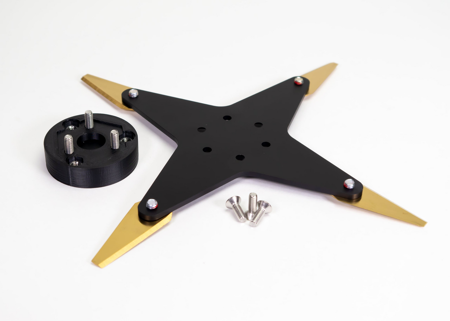 Worx L (SCHWIMMENDES DECK) kompatibles 230 mm Messer Upgrade / Max Performance Kit – MIBROBO 4Cut Blackline