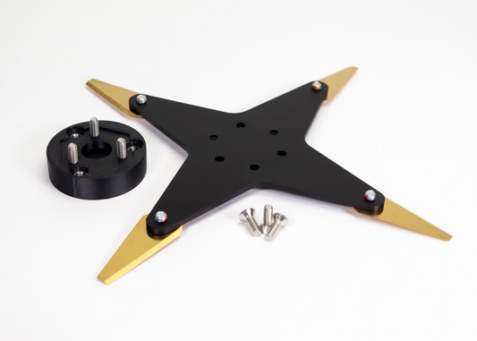 Worx L (SCHWIMMENDES DECK) kompatibles 230 mm Messer Upgrade / Max Performance Kit – MIBROBO 4Cut Blackline